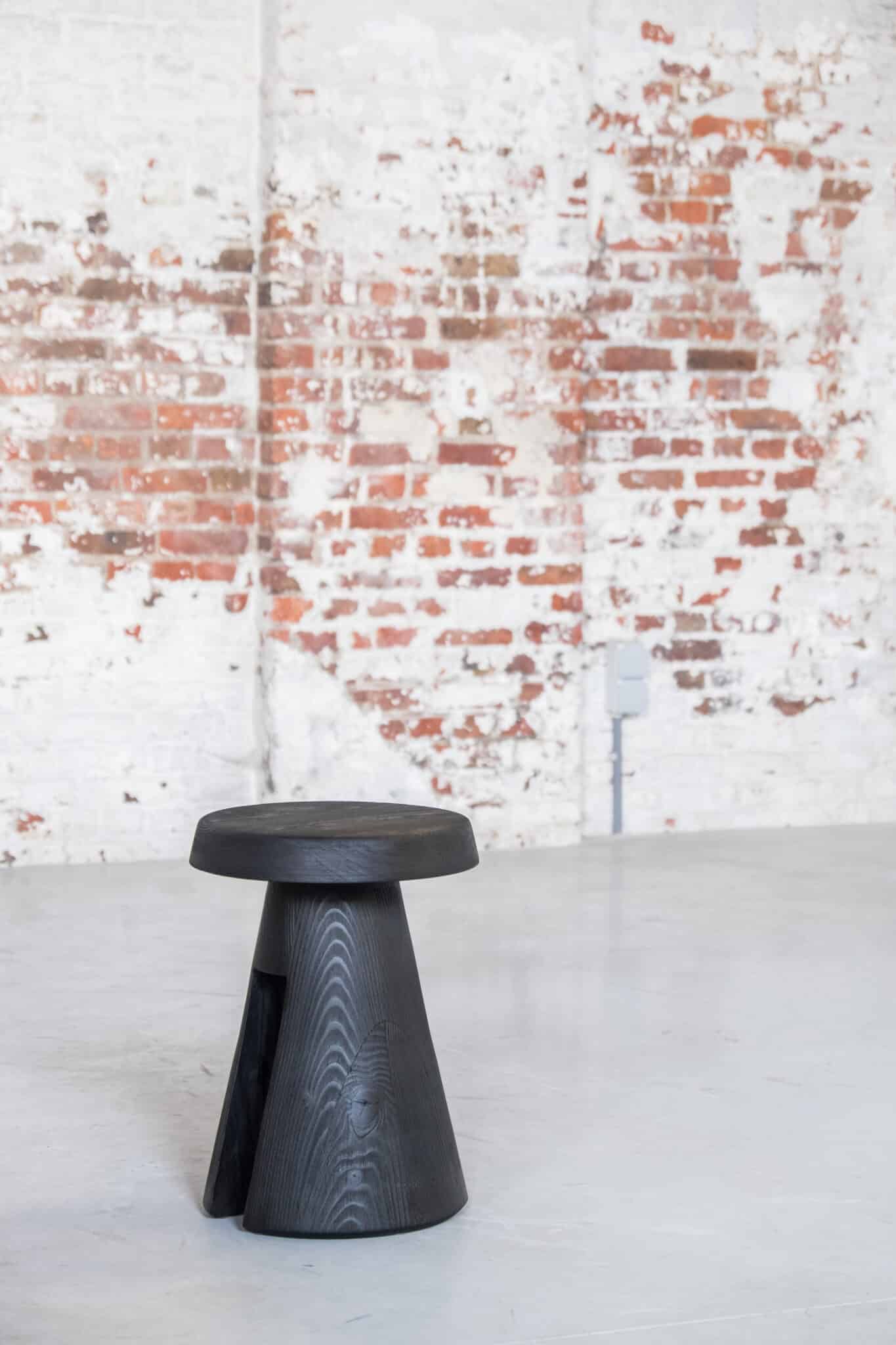 Data Stool in Solid Oregon by Atelier Thomas Serruys - Galerie Philia